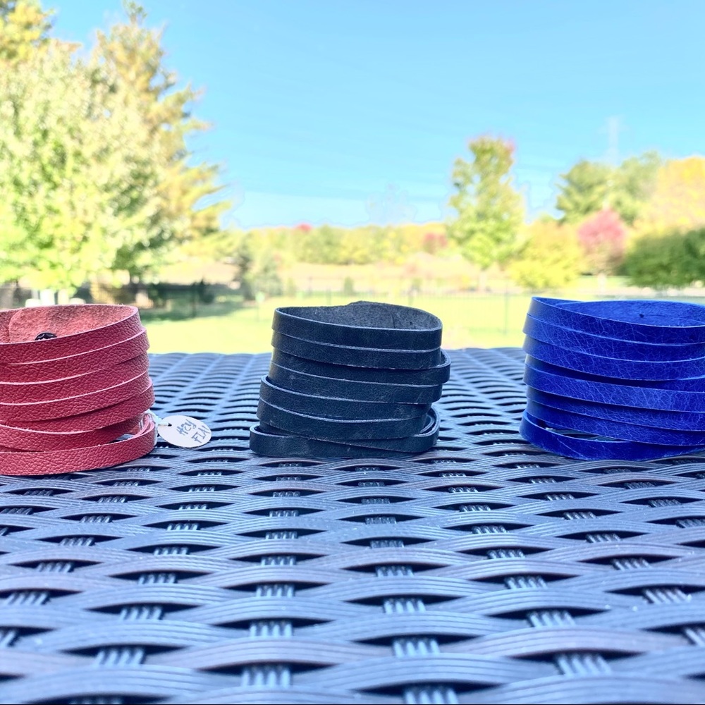 The Shred - 2” Leather Cuff